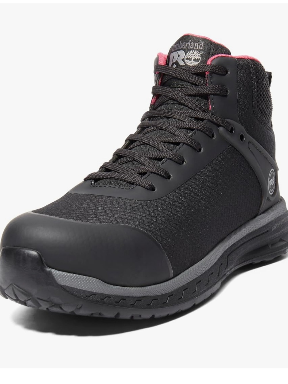 Timberland PRO Women's Black Drivetrain Mid Composite Safety Toe Work Shoe